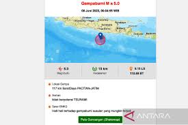 Gempa Bumi Magnitudo 6,1 Guncang Wilayah Selatan Jawa, Tak Berpotensi Tsunami