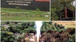 Polsek Sanga Desa Musi Banyuasin Serta Tim Jajaran Bungkam Lihat Aktivitas Illegal Drilling