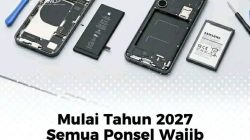 Tahun 2027 Semua Ponsel Wajib Pakai Baterai Lepas Pasang