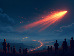 Benda Bercahaya di Langit Lampung: Fenomena yang Membuat Heboh!