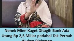 Seorang Nenek Terkejut  Mendapatkan Surat Peringatan Kredit Macet Dari Bank Karena Tidak Merasa Pernah Berhutang