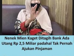 Seorang Nenek Terkejut  Mendapatkan Surat Peringatan Kredit Macet Dari Bank Karena Tidak Merasa Pernah Berhutang