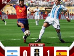 Spanyol Juara Dunia Sepakbola 2026 Kalahkan Argentina 1:0